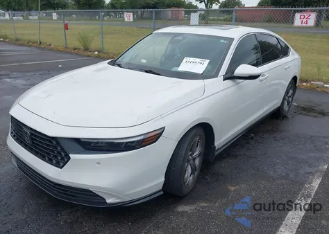 2023 Honda Accord Hybrid Ex-L из США, поврежденный, VIN 1HGCY2F60PA069600